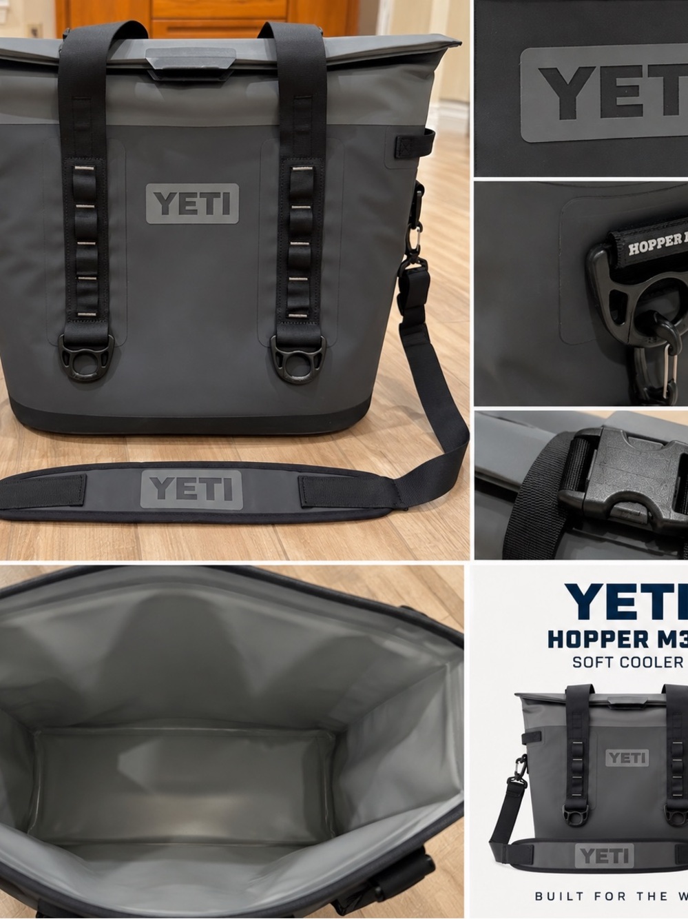 Yeti Hopper M30 Soft Cooler Tote - Charcoal